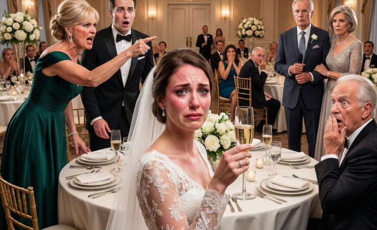 Een momentje… – Op mijn bruiloft maakte de wrede toast van mijn MIL iedereen aan het lachen – totdat mijn ouders de echte…