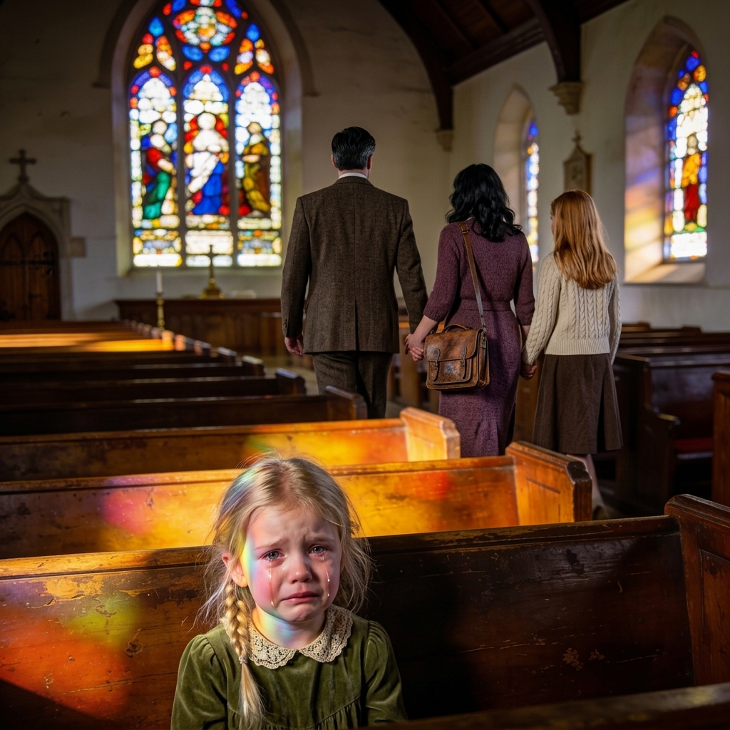 Een momentje… – Toen ik vier jaar oud was, zette mijn moeder me op een bankje in een kerk en zei: “Blijf hier….