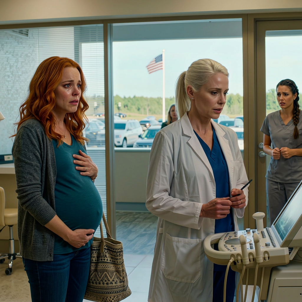 Ik raakte zwanger op mijn 45e, en tijdens mijn echo vroeg de dokter me stiekem om eens goed te kijken…