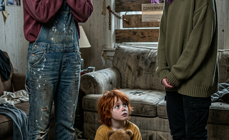 Een momentje… – Mijn moeder liet mij en mijn zusje achter met dertig dollar, een fles water en een leugen die ik moest…