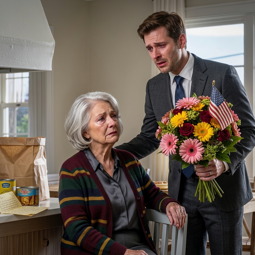 Unknown Title – Op Moederdag kwam mijn miljonairzoon mij bezoeken met bloemen en vroeg vriendelijk of ik tevreden was met de 5.000 dollar…