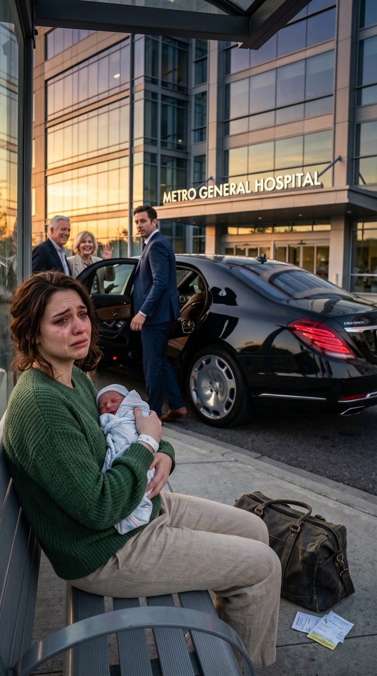 Een momentje… – Ik was net bevallen toen mijn man me in de ogen keek en zei: “Neem de bus naar huis. Ik…