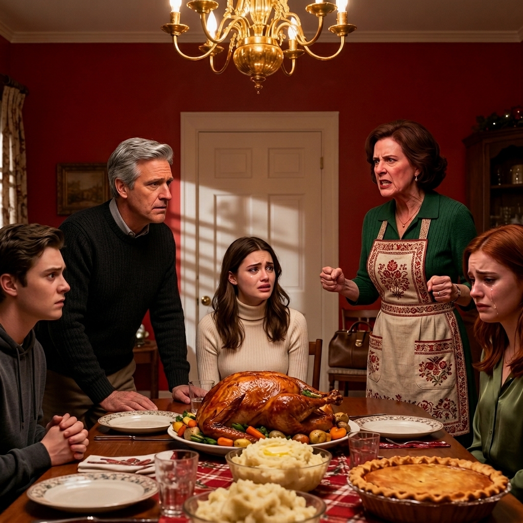 Tijdens het kerstdiner kondigde mijn moeder aan: “Vanaf januari betaal jij de hypotheek van je zus. Ze heeft kinderen.” Mijn vader voegde eraan toe: “Familieoffers.” Ik knikte en zei: “Ik betaal verder niets meer.” Die dag begon het leven van mijn zus in elkaar te storten.