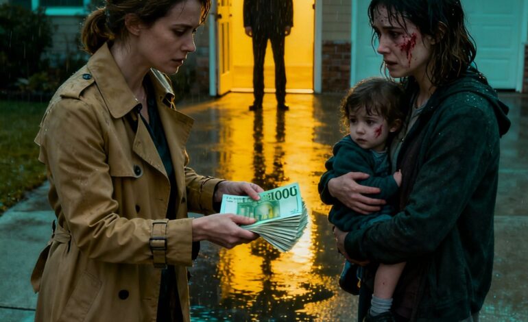 Een momentje… – De man gooide zijn vrouw en kinderen het huis uit, maar zijn minnares volgde hen, gaf de vrouw €10.000, en…