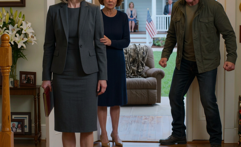 After 11 Years Away, I Flew Home for Grandpa’s Memorial. Mom Opened the Door, But Her New Husband Stood in the Hall and Said the House Wasn’t Mine Anymore. He Had No Idea Grandpa Taught Me Never to Lose the Papers.