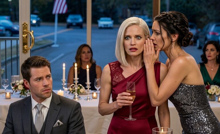 Tijdens het repetitiediner van mijn zus glipte ze weg en fluisterde: “Hé, controleer het vertrouwen…”