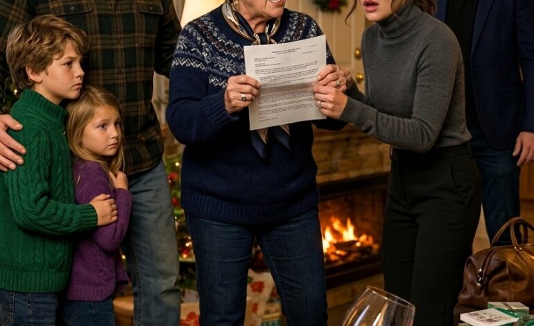 “Je verpest Kerstmis!” schreeuwde mijn zus toen ik zei dat mijn kinderen en ik eerder weggingen. “We hebben nog niet eens cadeautjes gekocht.”