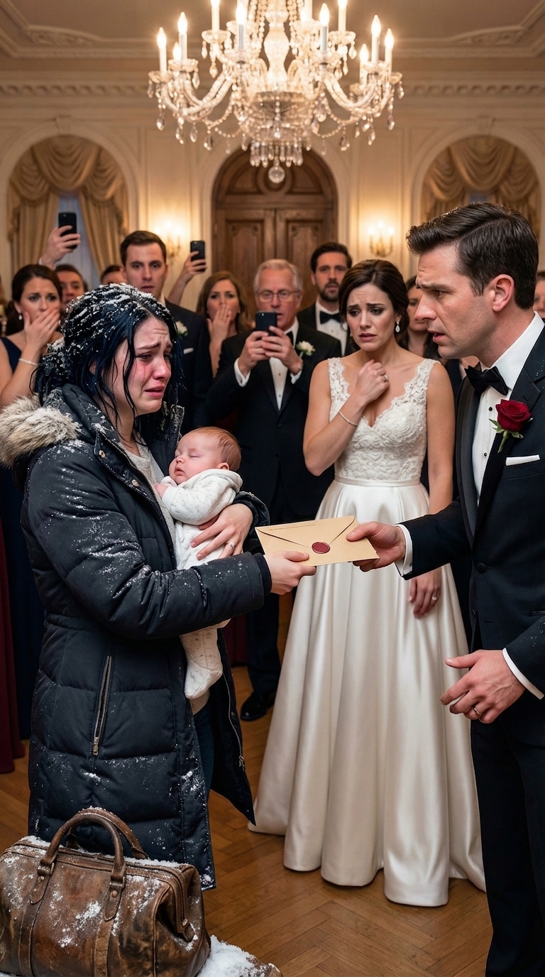Een momentje… – Zes weken nadat Mason mij en onze pasgeboren baby in een white-out had geduwd, hoorde ik nog steeds zijn laatste…