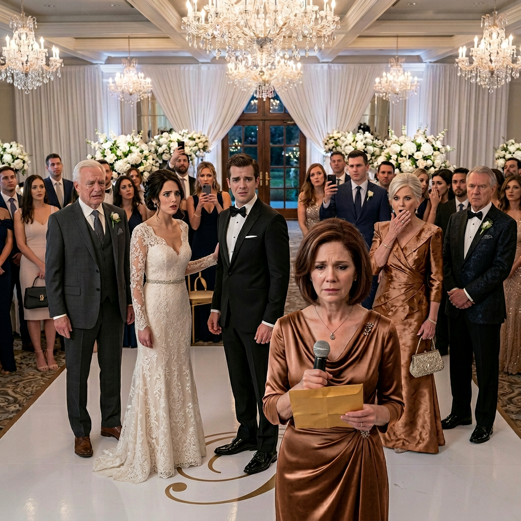 On my son’s wedding day, I wore a simple dress and a quiet smile—while his bride’s parents scanned me like I didn’t belong. “Is she… staff?” her mother whispered, not softly enough. My daughter-in-law leaned in, cold: “Try not to embarrass us today.” I watched my son look away. Then her father bragged, “Our family built this company.” I almost laughed. Because the empire they all work for—every paycheck, every promotion—has always had one owner. Me. And tonight… I’m deciding whether to reveal it.