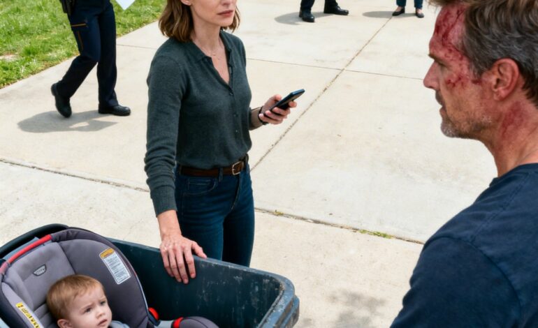 Toen ik het kinderzitje weggooide dat mijn schoonmoeder ons had gegeven, schreeuwde mijn man: “Mama heeft ons dat gegeven! Ik wil scheiden!” Ik antwoordde kalm: “Zelfs na dit?” Zijn gezicht werd bleek en hij begon te trillen… Wat er daarna gebeurde, was volkomen onverwacht.