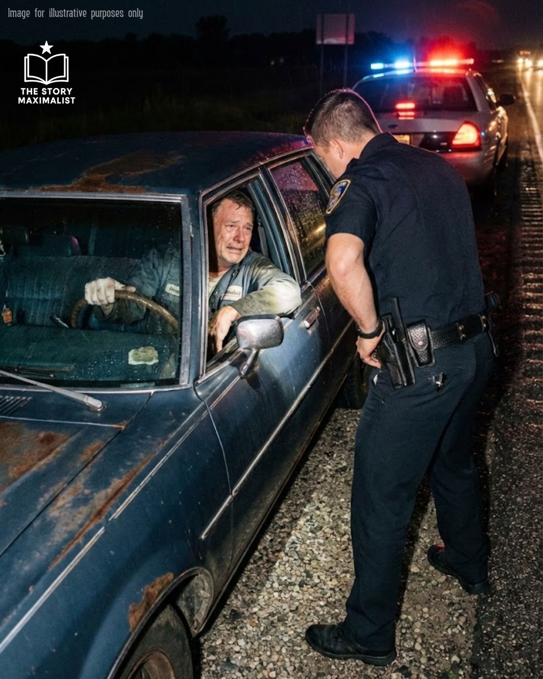 Ik overtrad de regels met 160 km/u zodat een vader afscheid kon nemen