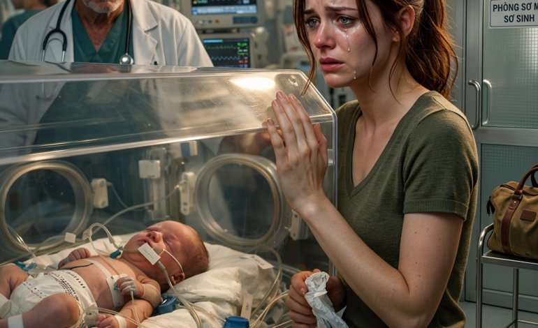 In het ziekenhuis liet ze haar zieke pasgeborene achter – 25 jaar later komt een krachtige vrouw binnen en spreekt…