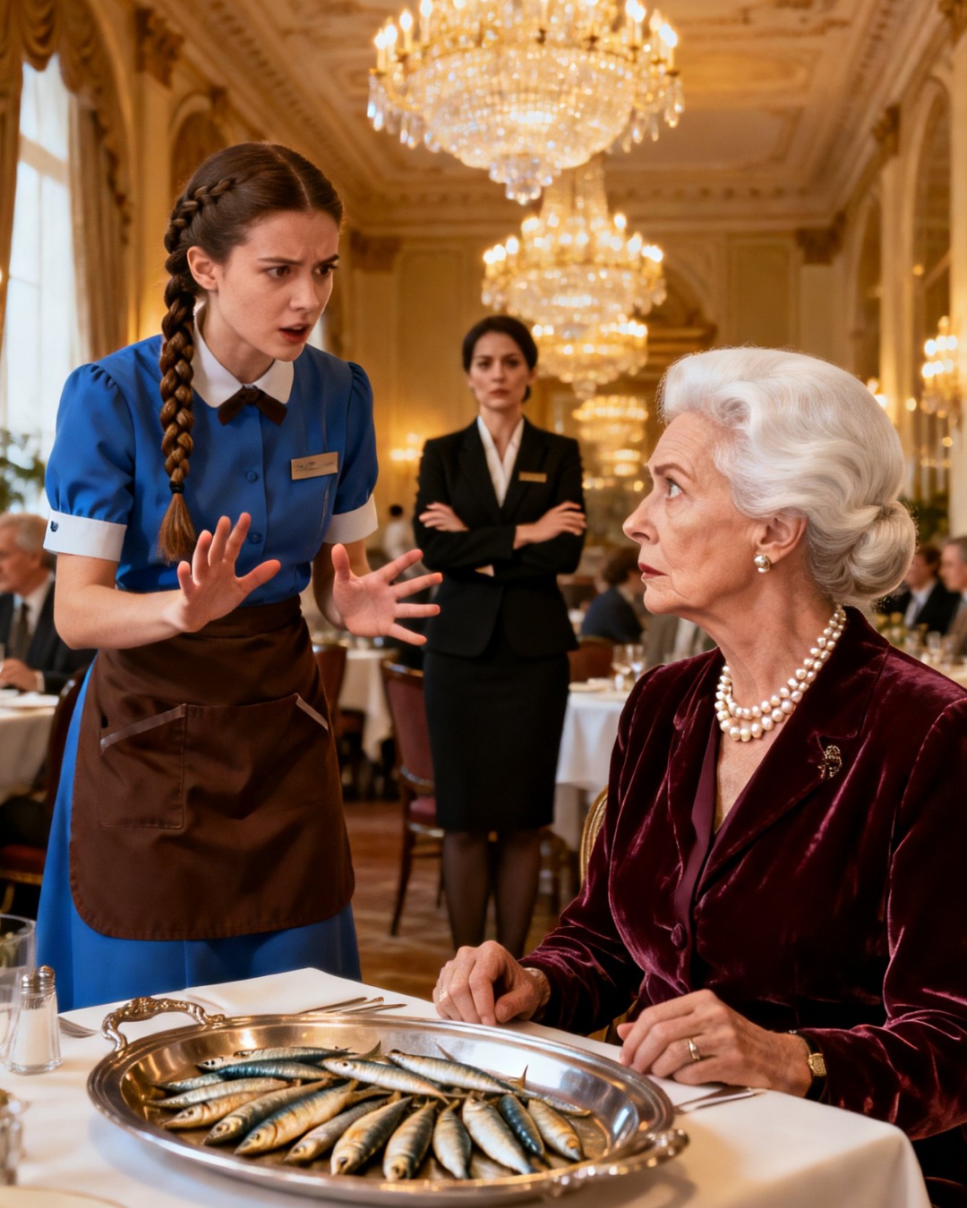 Een bescheiden serveerster bedient geduldig een dove vrouw, zonder te weten dat ze de moeder van een miljardair is. Minuten later komt een geheim aan het licht en valt het restaurant in een verbijsterde stilte…