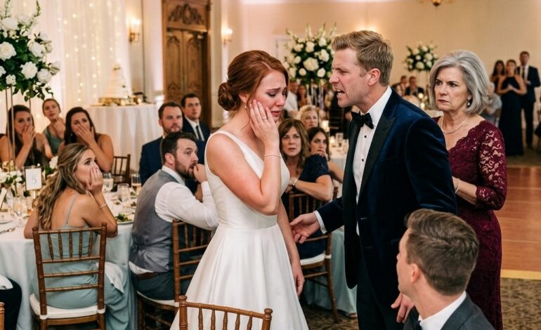 Een momentje… – Op mijn trouwdag sloeg mijn man me in het bijzijn van iedereen om zijn moeder te verdedigen. Hij dacht dat…