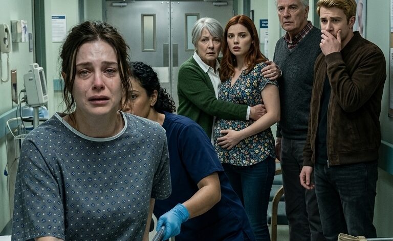 Ik werd alleen met weeën naar het ziekenhuis gebracht… Toen zag ik mijn man met een andere zwangere vrouw.