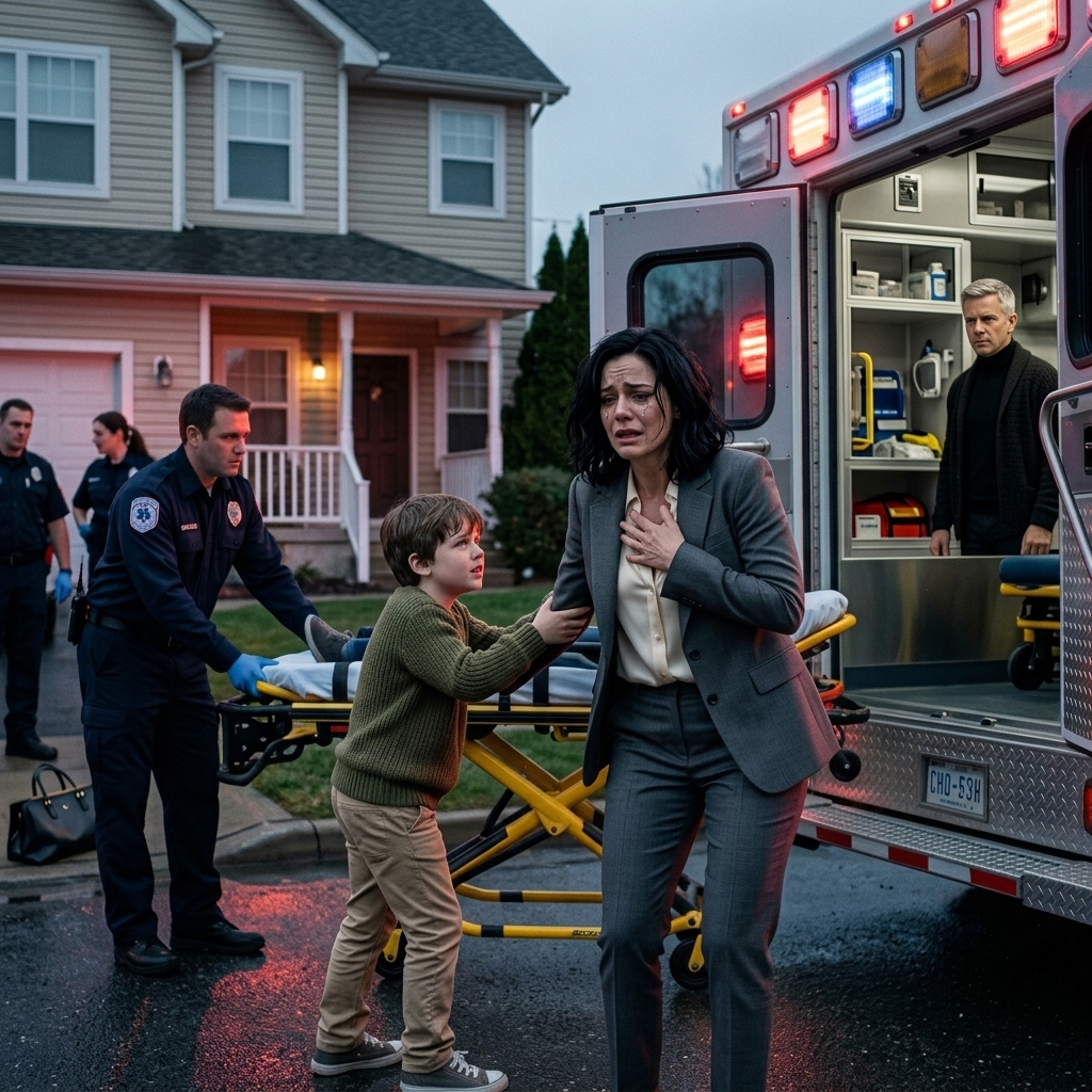 When I came home from work, I found my son being rushed away in an ambulance. He grabbed me and pleaded, “Don’t tell Dad!” But when we got to the hospital, my husband was already there. The reason why was beyond anything I could have imagined…