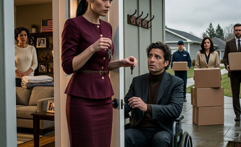 Na de diensttijd van mijn man zag ik mijn schoonouders intrekken. Mijn schoonmoeder zei: “Dit is nu van ons.” Maar…