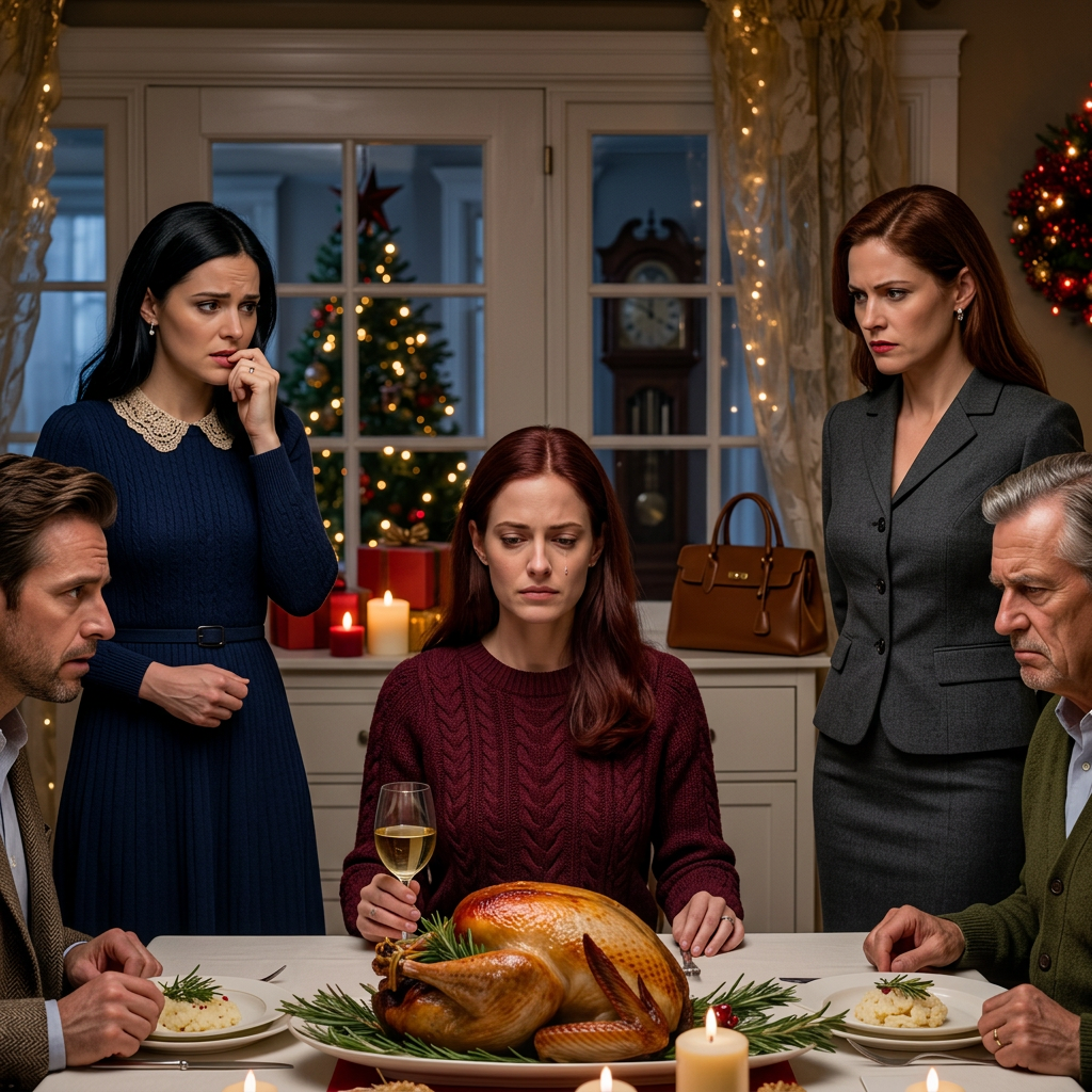 At Christmas Dinner, My Mom Smirked, “We Finally Sold Grandma’s House — You Were Never Included In The Will Anyway.” My Sister Laughed And Said, “Fine, She Wouldn’t Have Known What To Do With It.” I Took A Sip Of Wine And Said, “Hope You Enjoy The Money… Because I’m The One Who Bought The House.” The Whole Table Went Silent.