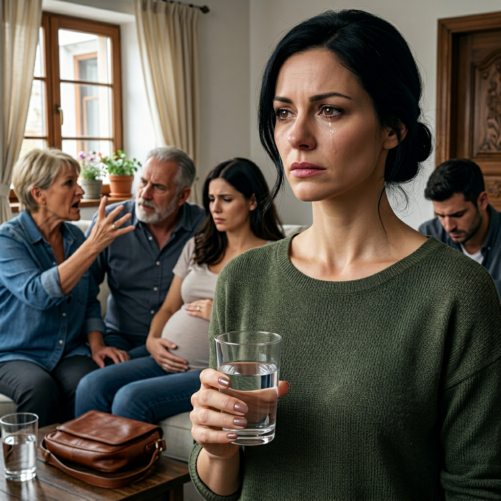 Toen de affaire van mijn man eindigde in een zwangerschap, verzamelde zijn hele familie zich in mijn woonkamer en eiste dat ik het huis verliet. Ik verhief mijn stem niet. Ik maakte geen ruzie. Ik glimlachte alleen maar en zei één zin – en zag hoe het zelfvertrouwen van hun gezichten verdween. Niet veel later boden ze hun excuses aan, maar toen betekende het al niets meer.