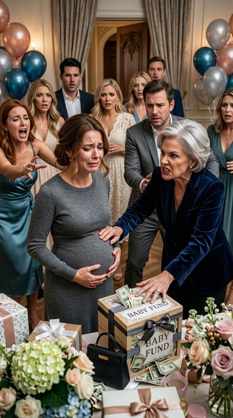 I was eight months pregnant when my friends revealed they had raised $47,000 for my medical care. But before I could even process their kindness, my mother lunged for the money in front of everyone — and seconds later, I was on the floor in unbearable pain.