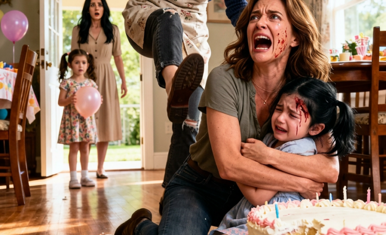 I decided to go in early to help my mother as she was preparing for my niece’s birthday cake. As everything was ready on the table, my four-year-old daughter excitedly ran at the table and ran her finger through the cake. My mother saw her, she screamed, saying, “What a disgusting girl.”