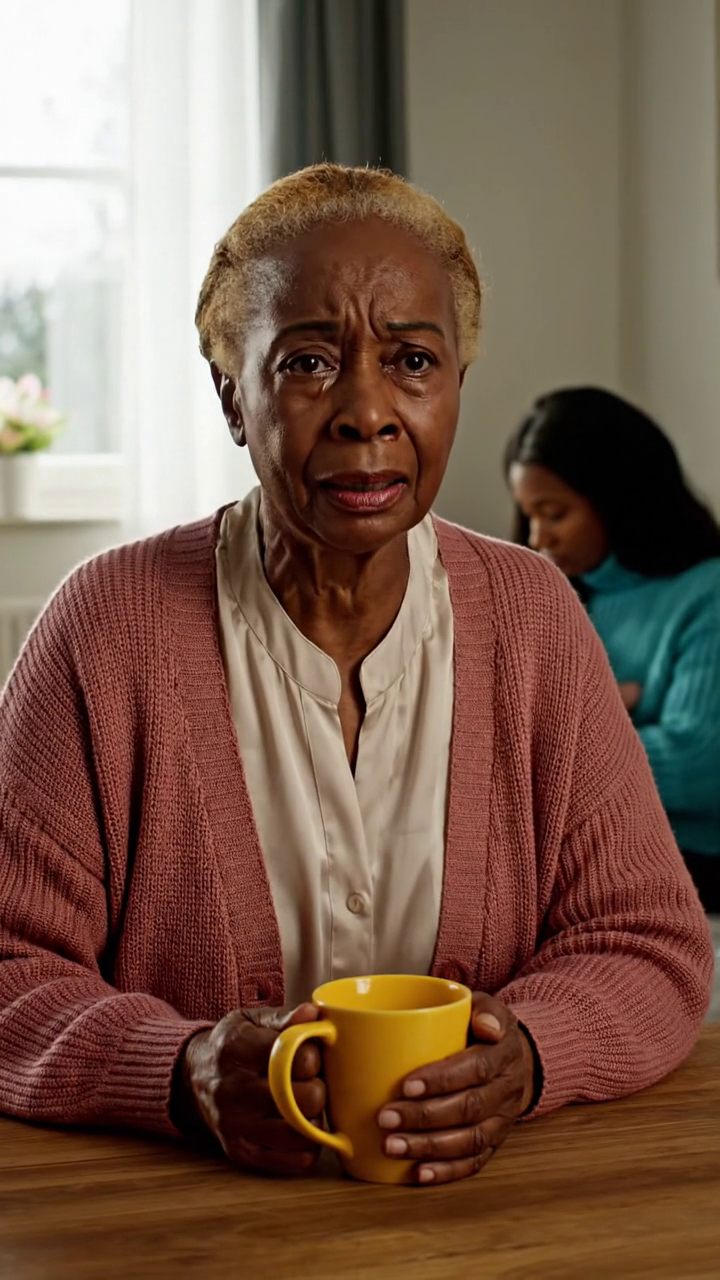 Mijn schoondochter zei met een lieve stem tegen mijn zoon: “Ik heb echt rust nodig voor mezelf en de baby… je moeder moet zo snel mogelijk verhuizen.” Maar toen ze het zo botweg zei, midden in mijn woonkamer, alsof alles al besloten was, keek ik haar alleen maar aan en antwoordde kalm: “Schatje… dit is mijn huis.” De kamer viel onmiddellijk in een diepe stilte – en vanaf dat moment veranderde alles.