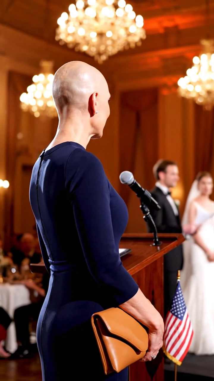 I woke up on the morning of my son’s wedding and realized my head was completely bare—my hair was gone—my daughter-in-law’s ‘message’ to me. A note was taped to the bathroom mirror that read, “Congratulations—you finally have a ‘hairstyle’ that suits your age.” Thank goodness the $20 million wedding gift was still in my hands. And the moment the emcee called my name, I stopped smiling—I stood up and stared straight at the head table…