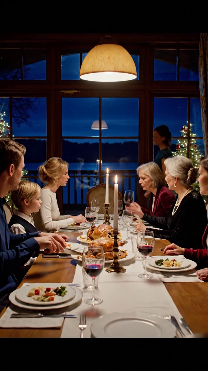 Tijdens het kerstdiner bedankte ik mijn tante voor de sleutelhanger die ik voor mijn verjaardag had gekregen. Toen zei ze kalm dat het echte cadeau een appartement van 400.000 dollar was. Mijn hele familie verstijfde van schrik.