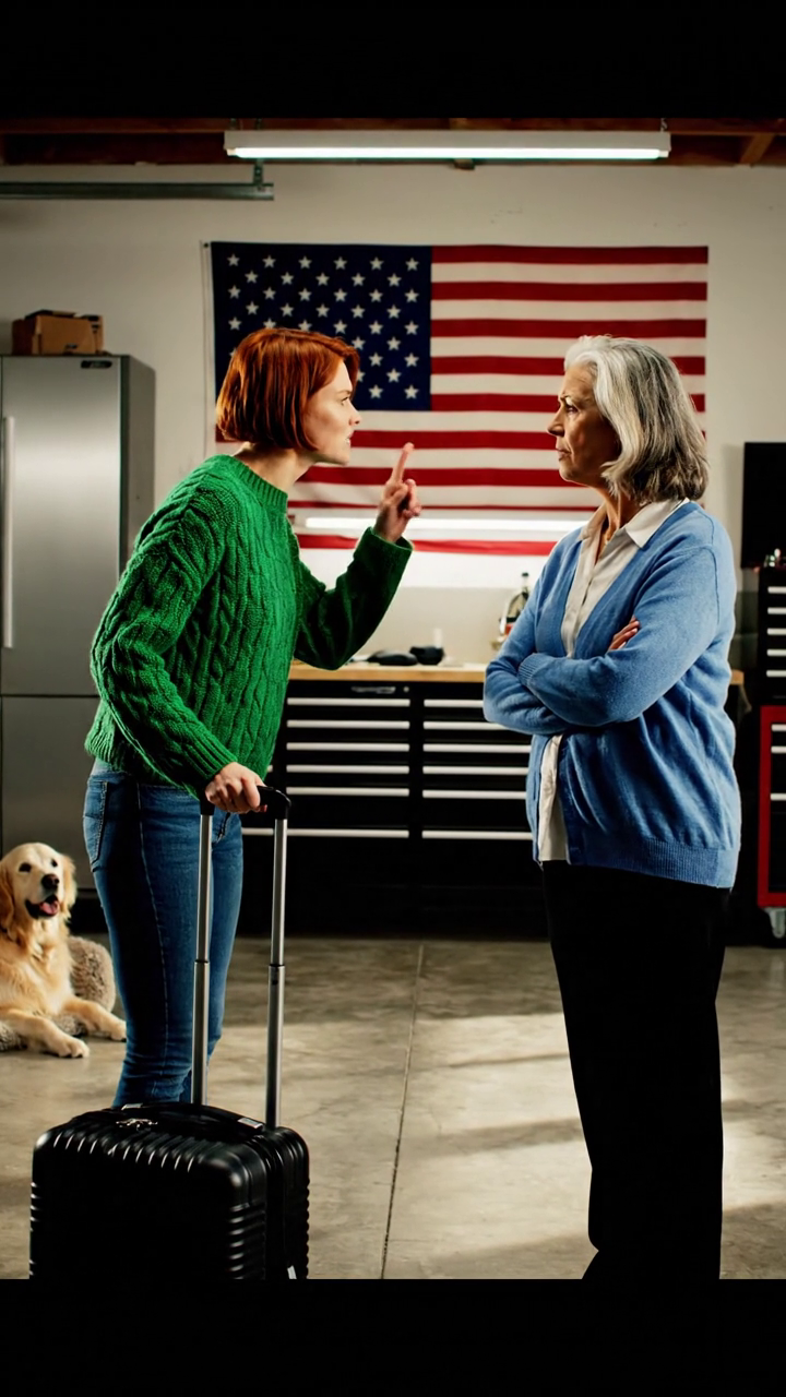 Op de dag dat mijn man overleed, zette mijn schoondochter mijn koffers in de garage – zich totaal niet bewust van de 19 miljoen dollar en de villa die hij me had nagelaten. Die avond zei ze: “Vanaf nu slaap je in de garage.” Pal ernaast stond het bed voor haar verwende hond. Ik glimlachte en antwoordde zachtjes: “Goed dan” – want ze had geen idee dat ik op het punt stond de regels te herschrijven. Tegen de tijd dat ze het besefte… was alles al veranderd.