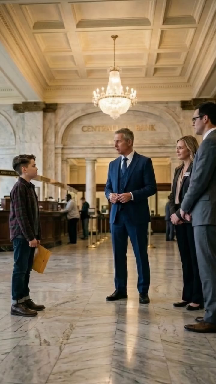 A boy wearing $2 shoes was told to “Sit in the corner” — but when his uncle walked in, the entire bank fell silent.  Full story in the comments.
