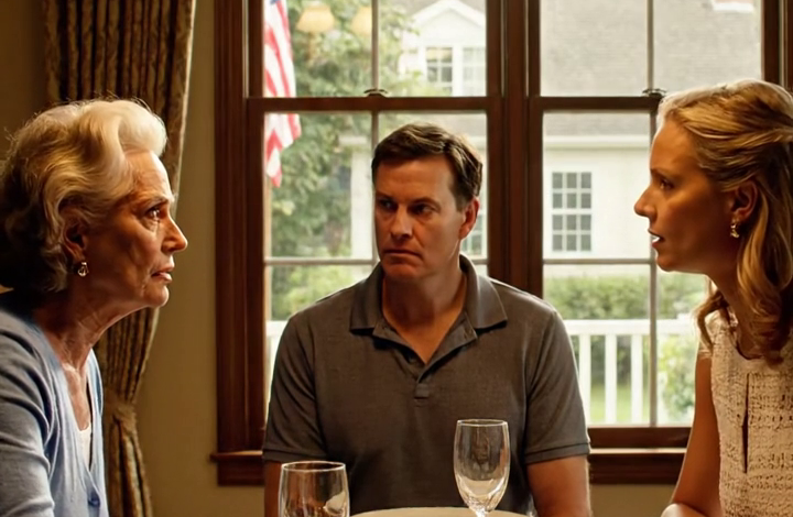 “Now that your husband is dead, go ahead and grieve, pack your things, and don’t come back,” my daughter-in-law said right at the dinner table, and my son just smiled, nodded, and added, “That house was never really yours anyway,” so I quietly moved out without arguing a word — the next morning, when I walked into the bank, some people began to realize they had spoken too soon.