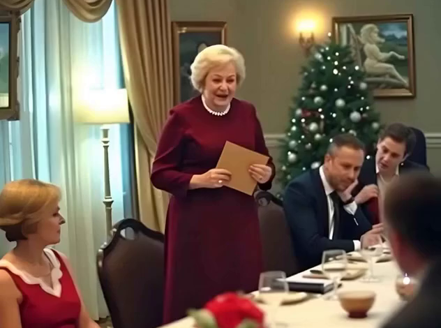 Op kerstavond kondigde mijn zoon aan dat ik ‘niet langer deel uitmaakte van de familie’. Ik gaf hem kalm een envelop, en op het moment dat ze die openden, barstte het hele huis in shock uit