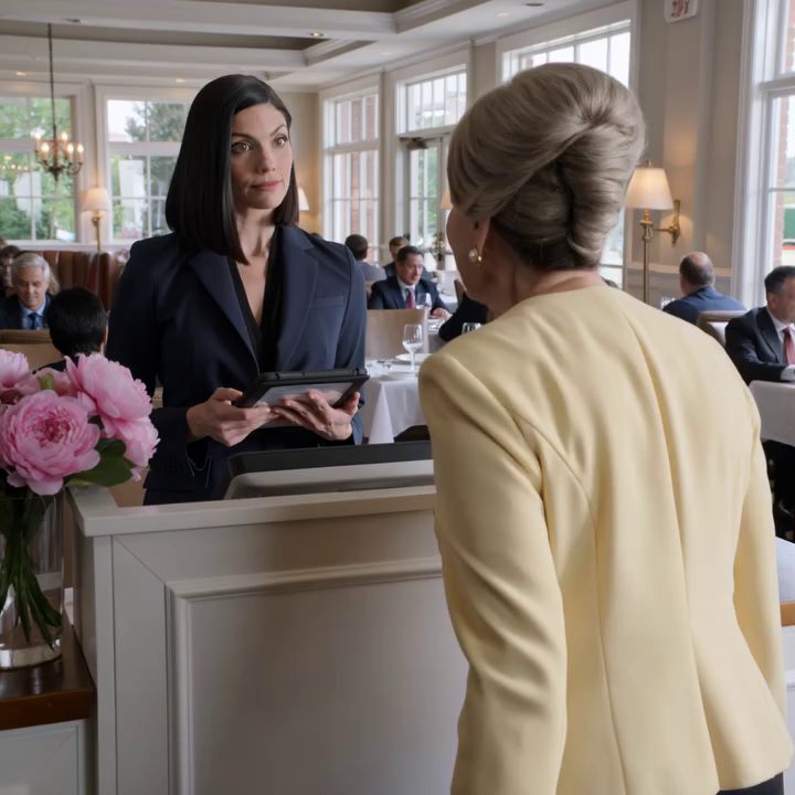 Op Moederdag lachte mijn moeder me uit in het restaurant waar ik vroeger serveerde, zo hard dat de halve zaal het kon horen. Ik zei vier woorden, en de manager liep naar onze tafel met een blik op zijn gezicht die haar glimlach meteen deed verdwijnen.