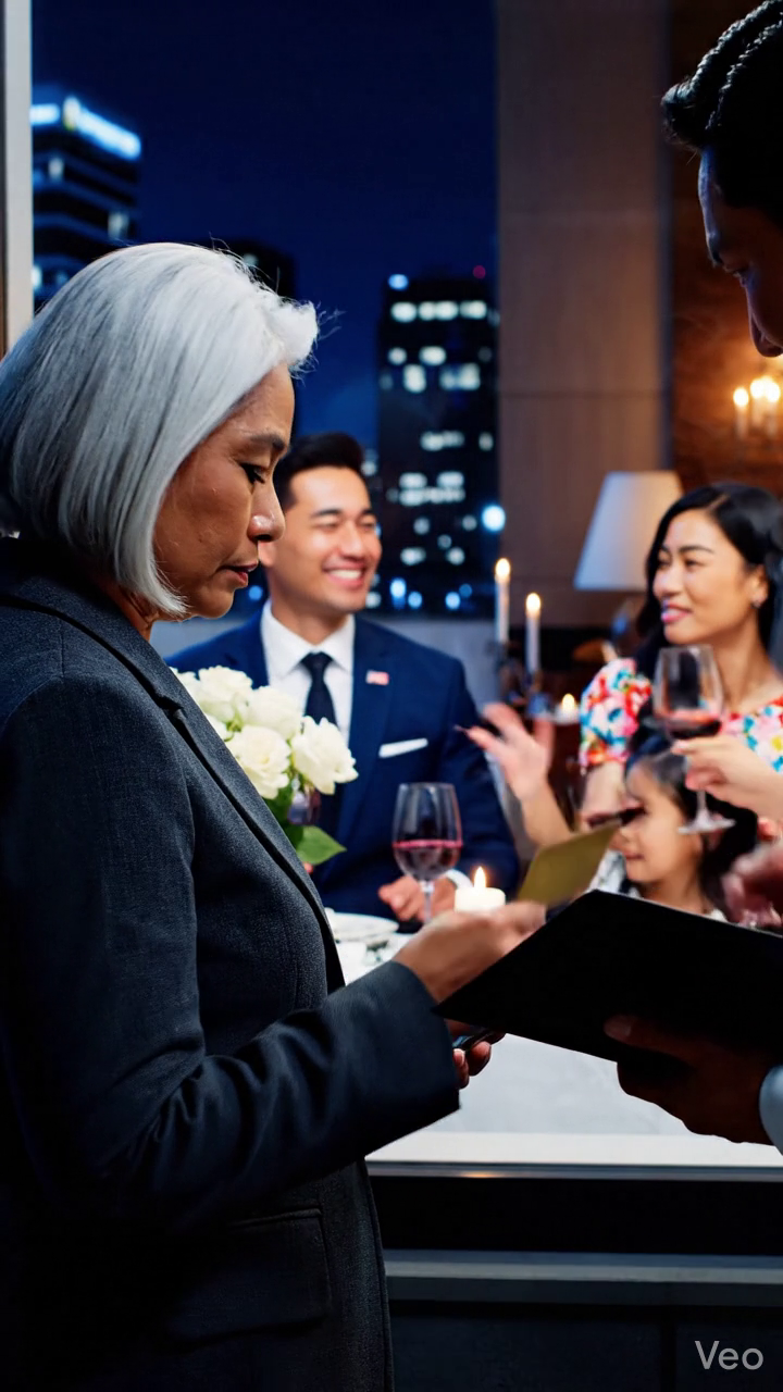 My son texted, ‘Dinner canceled,’ but when I arrived at the restaurant, I discovered they were secretly eating without me, and I was paying. I didn’t yell. I smiled, asked the manager for a minute, and brought a ‘surprise’ that made every fork stop in mid-air.