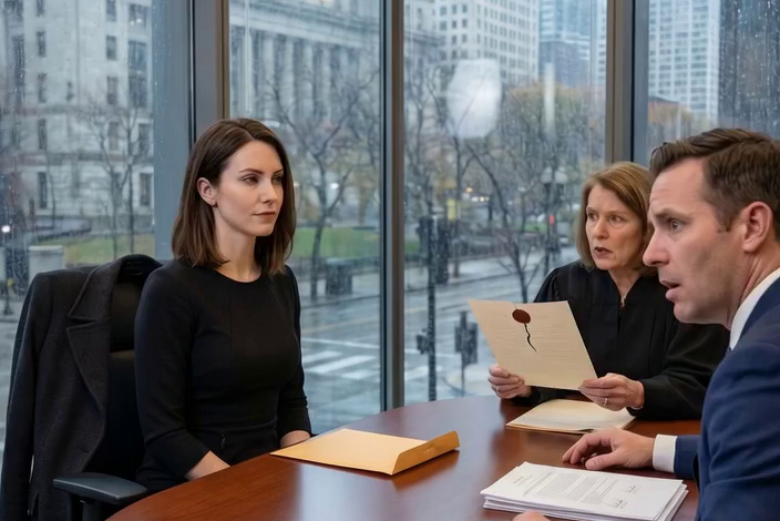 Een momentje… – Hij ondertekende de scheidingspapieren met een grijns, in de overtuiging dat hij een berooide vrouw aan het dumpen was, maar…