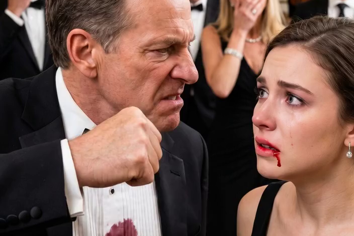 Een momentje… – Ik heb alleen een glas wijn gemorst. Dat was het. Het ene moment bood ik mijn excuses aan op het…