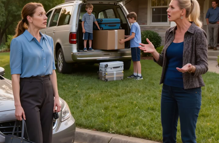 Ik kwam thuis in ons nieuwe huis en zag mijn schoonzus erin trekken alsof het haar eigen huis was, terwijl mijn man erbij stond en niets zei