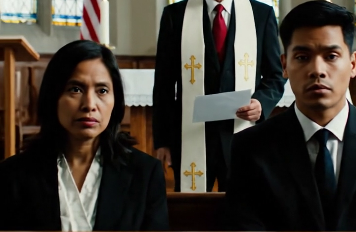 Mijn grootmoeder overleed terwijl ik alleen buiten de operatiekamer zat, en een week later keek de dominee mijn vader recht in de ogen, hief een verzegelde envelop op voor de ogen van de hele kerk en las de ene zin voor die mijn familie nooit had verwacht dat ze zou achterlaten