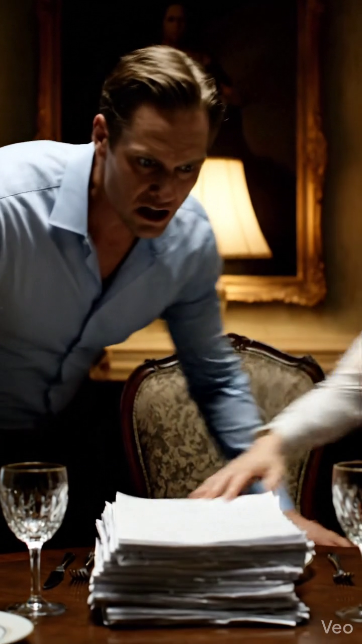 During the family dinner, my husband poured hot soup onto my head while his mother laughed. He then told me, “You’ve got 10 minutes to get out.” I wiped the soup off my face, pulled some papers from my bag, and placed them on the table before responding quietly, “You’re right. 10 minutes later…”