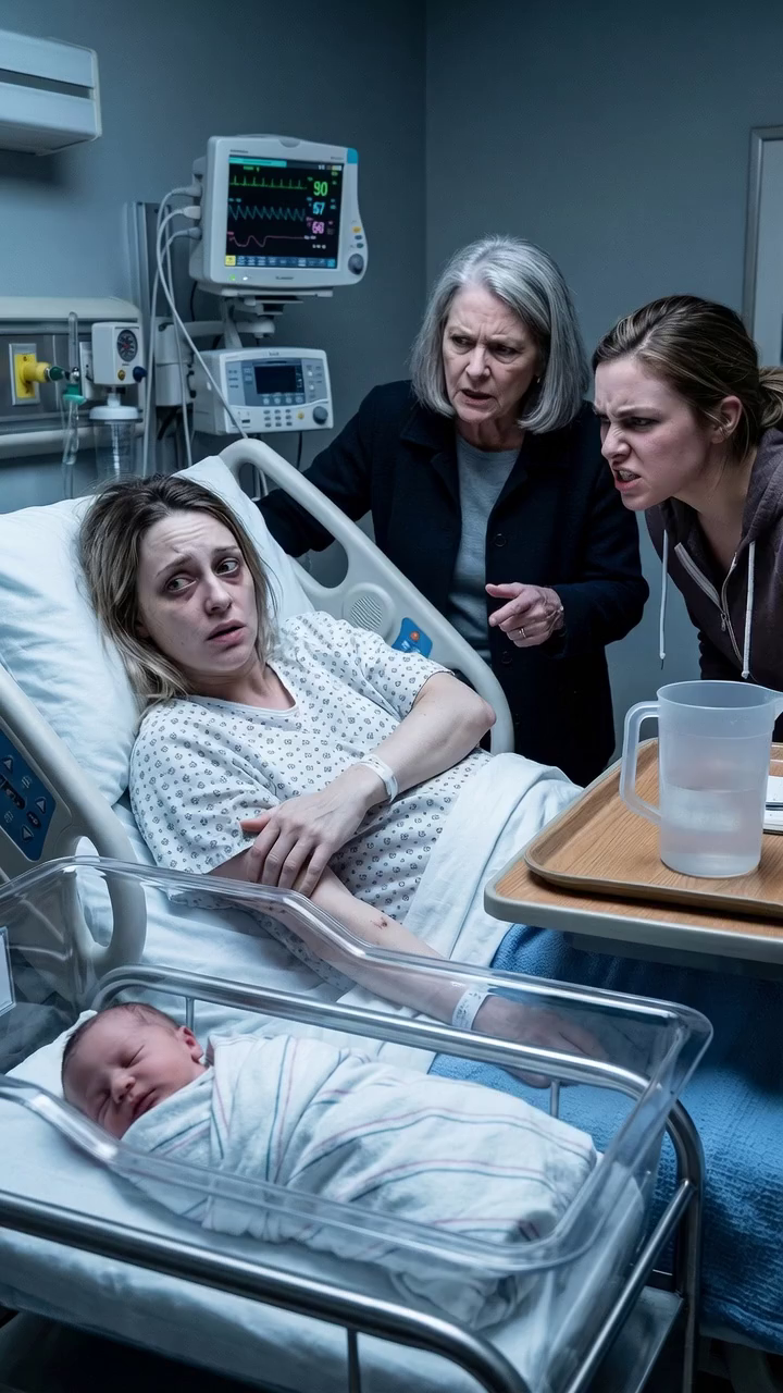 I had just given birth and could barely lift my head when my sister stormed into my hospital room demanding my credit card for her $80,000 party. When I refused, she grabbed my hair and slammed my head into the bed frame. I was screaming when my mother picked up my newborn, held her over the window, and hissed, “Give us the card or I’ll drop her.” In that moment, I realized my family was far more dangerous than I had ever imagined… and what happened next changed everything.