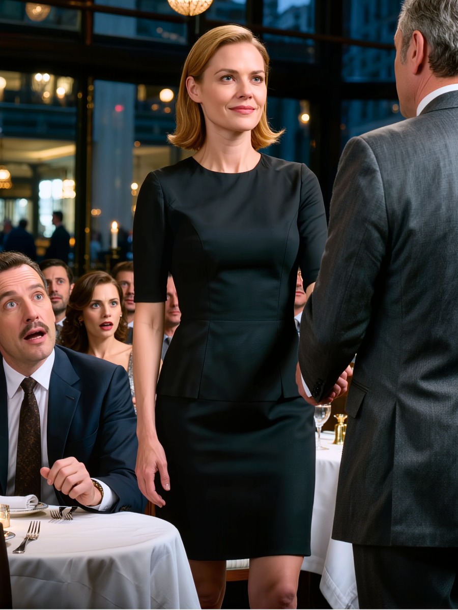 Tijdens het diner ter ere van de 55e verjaardag van mijn moeder, bracht mijn broer een toast uit met een fles champagne van 300 dollar en grapte luidkeels dat ik “slechts een serveerster” was. Tien minuten later kwam zijn CEO naar me toe, schudde me de hand en bedankte me voor het beoordelen van zijn investeringsvoorstel van 15 miljoen dollar. Mijn broer werd lijkbleek toen iedereen aan tafel hoorde dat ik de eigenaar was van het restaurant – en van het investeringsbedrijf dat zijn promotie regelde. De volgende ochtend mailde zijn baas me over de deal, en ik antwoordde in stilte met één voorwaarde…