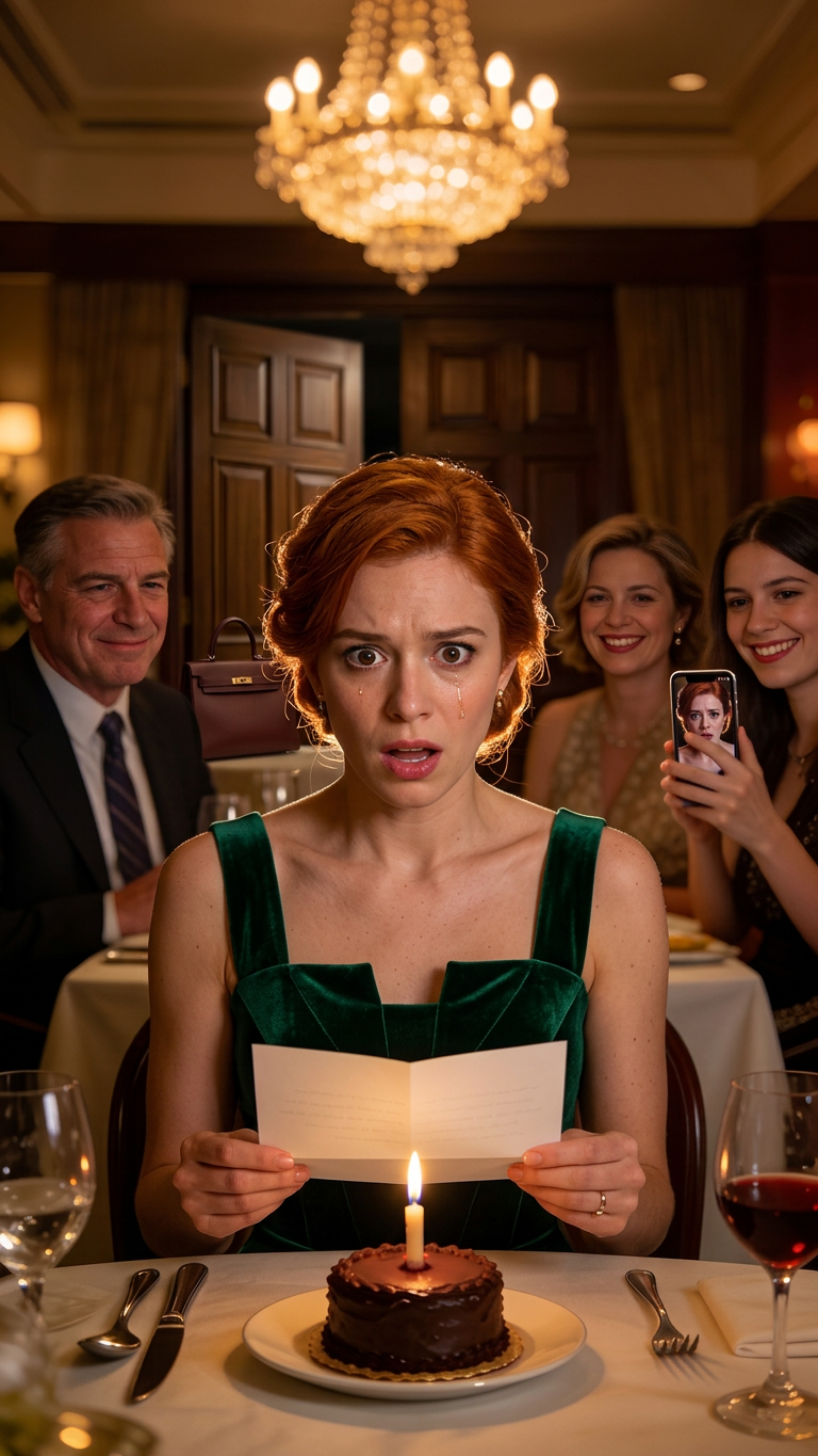 My family disowned me over dinner and called it my birthday present. They wanted tears on camera, a clean little humiliation they could replay later. Instead, I left with their letter in my purse and the receipts that would bring their perfect life down. – Royals