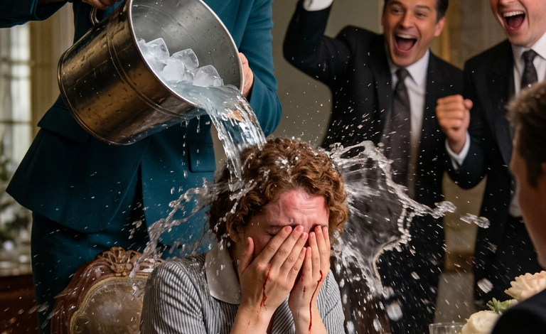 I never revealed to my ex-husband or his affluent family that I secretly owned the multi-billion-dollar company that employed them. To them, I was just a “broke, pregnant charity case.” At a family dinner, my former mother-in-law “accidentally” poured a bucket of ice water over my head to humiliate me, cackling, “Well, at least you finally got a bath.” I stayed seated, soaked through, water dripping down my face and clothes. Then I calmly took out my phone and sent one text: “Initiate Protocol 7.” Ten minutes later, they were on their knees, begging. – Royals