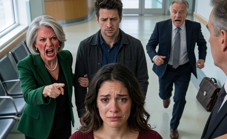 I’m expecting a baby, but my Husband’s new Stepmother wants a paternity test because she doesn’t want to share the family money. I said okay, but only if she takes one too. Now, she’s yelling at me in the hospital. – Royals