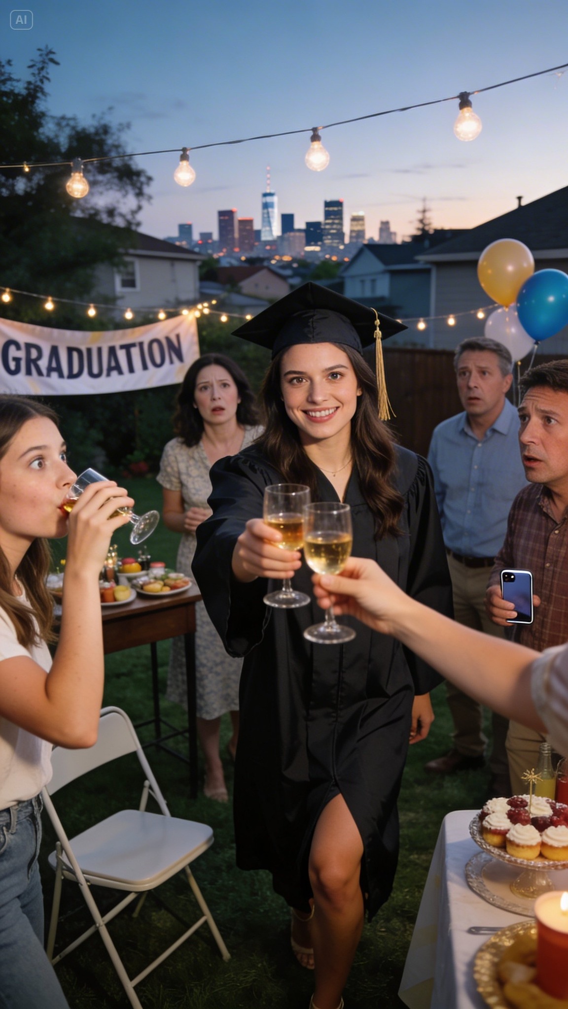 At my graduation party, I saw my Mom slip something into my drink. So I stood, smiling, and toasted to my Sister. She drank what was meant for me. – Royals