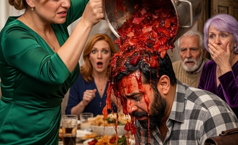 “You’ve put on weight!” my husband declared in front of all my relatives. I walked up to him in silence and poured a pot of borscht over his head.