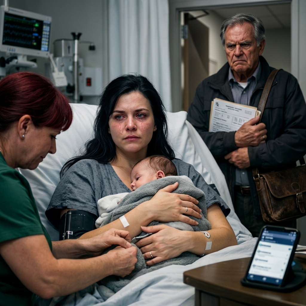 Nadat mijn vliegtuigongeluk me op de intensive care had doen belanden, weigerden mijn ouders mijn zes weken oude baby vast te houden – “je zus heeft nooit zulke noodgevallen” – dus terwijl zij door het Caribisch gebied zeilde, regelde ik zorg vanuit mijn ziekenhuisbed en stopte ik de maandelijkse betaling van $4.500 die ik negen jaar lang had overgemaakt ($486.000 in totaal)… totdat opa binnenkwam met een dikke map.
