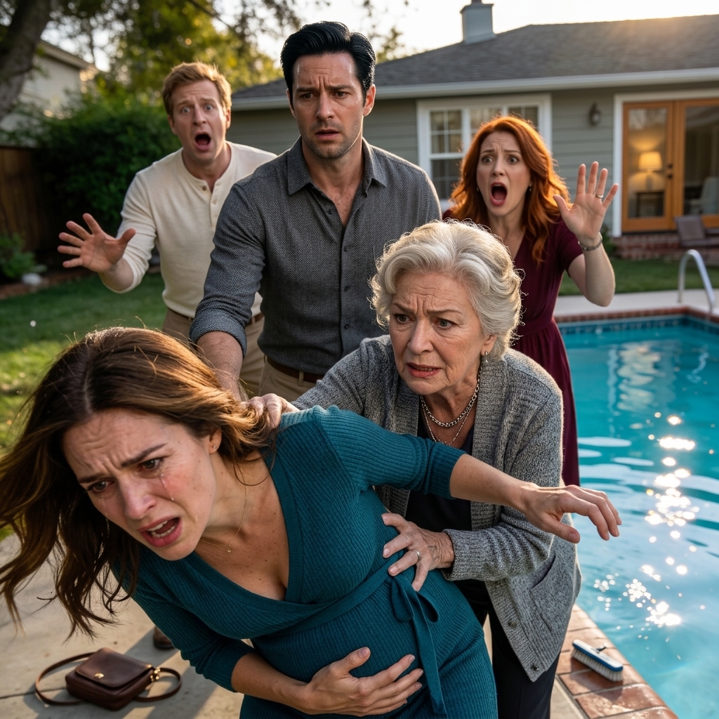 My MIL shoved me straight into the swimming pool to “prove” I wasn’t really pregnant, right in front of the whole family like it was some sick show. – Royals