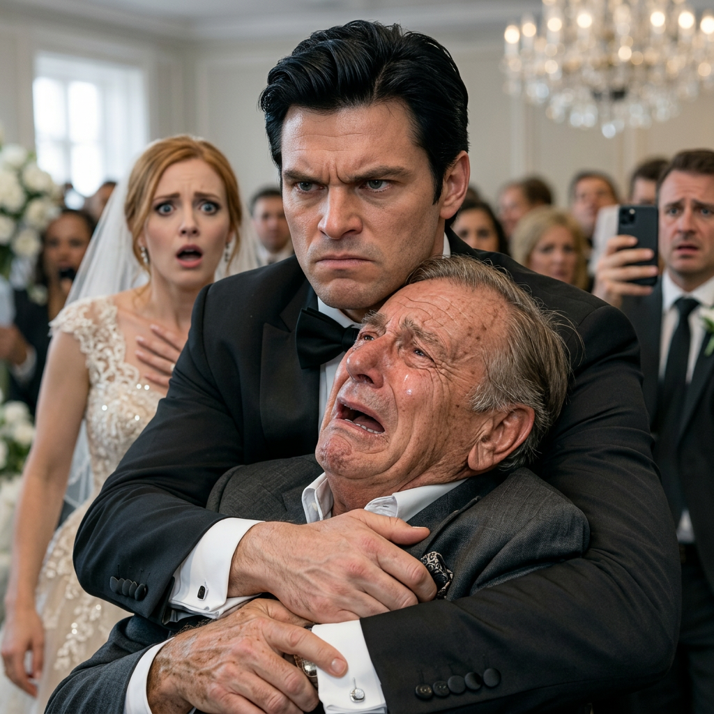 My in laws insulted my father on my wedding day in front of 500 guests. They said, “That’s not a father, that’s trash.” My fiancée laughed. I stood up and canceled the wedding. Then my father looked at me and said, “Son… I’m a billionaire.” My life changed in an instant.