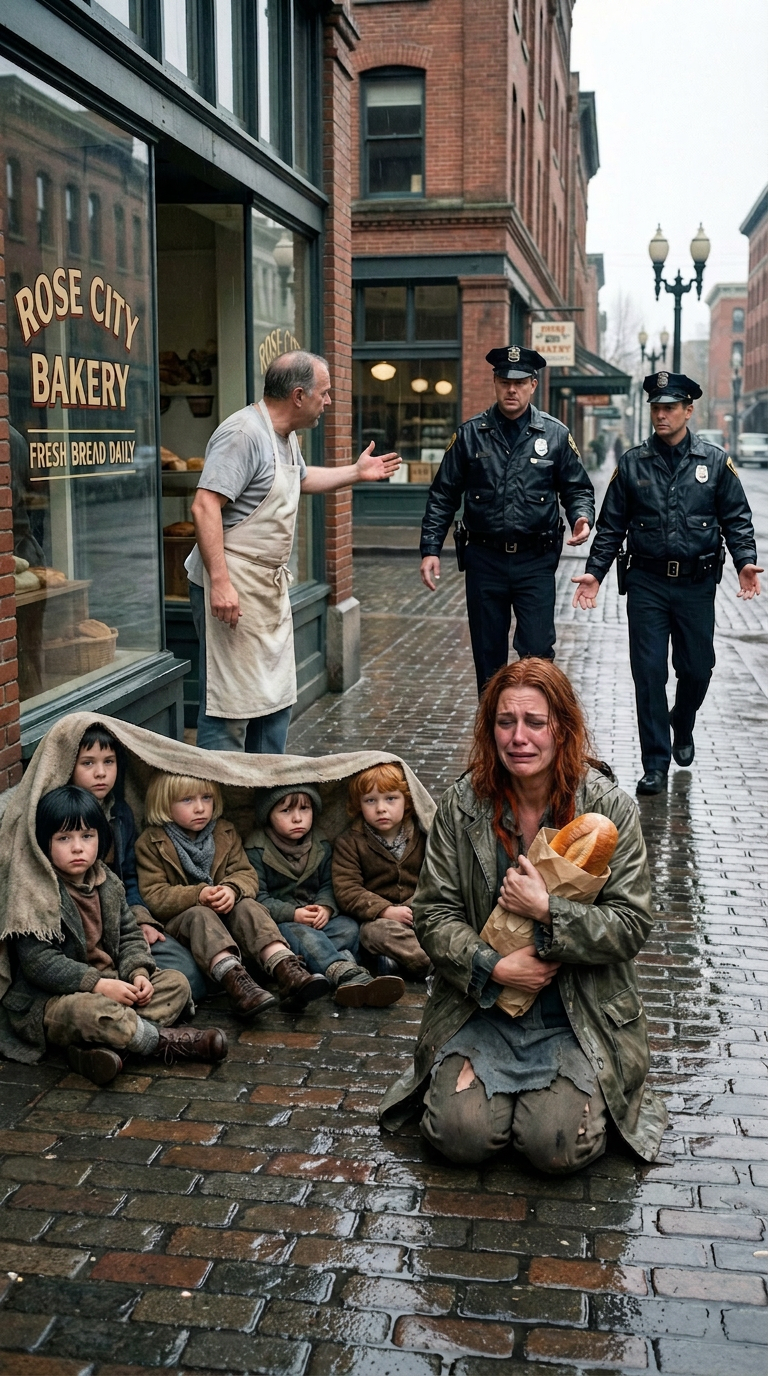 Op een regenachtige ochtend in Portland stal een wanhopige moeder…